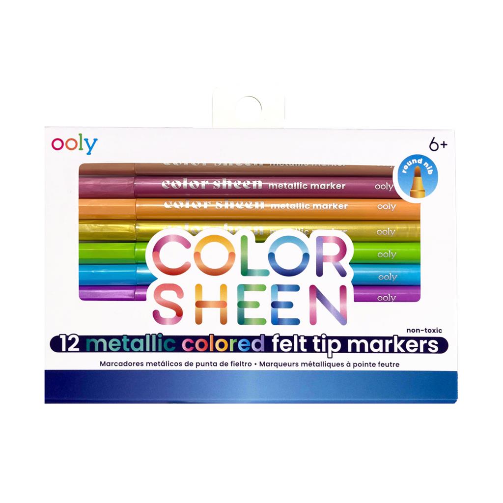Set of 12 Metallic Markers