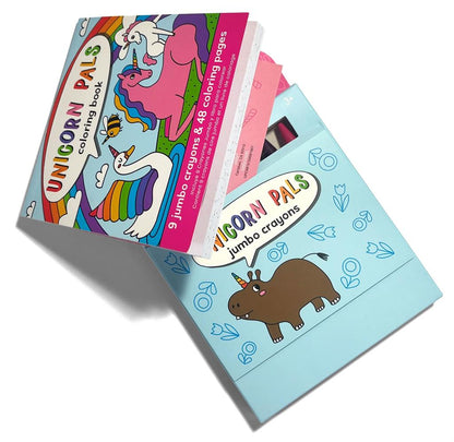 Malset mit Buch und Buntstiften