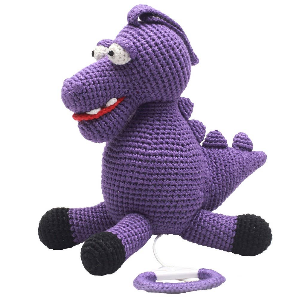 Music box - Purple crocodile