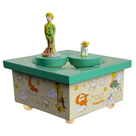 Dancing Music Box The Little Prince sky blue