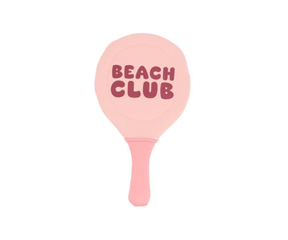 Raquettes de plage en néoprène Stripes Bloom & Blush avec balle