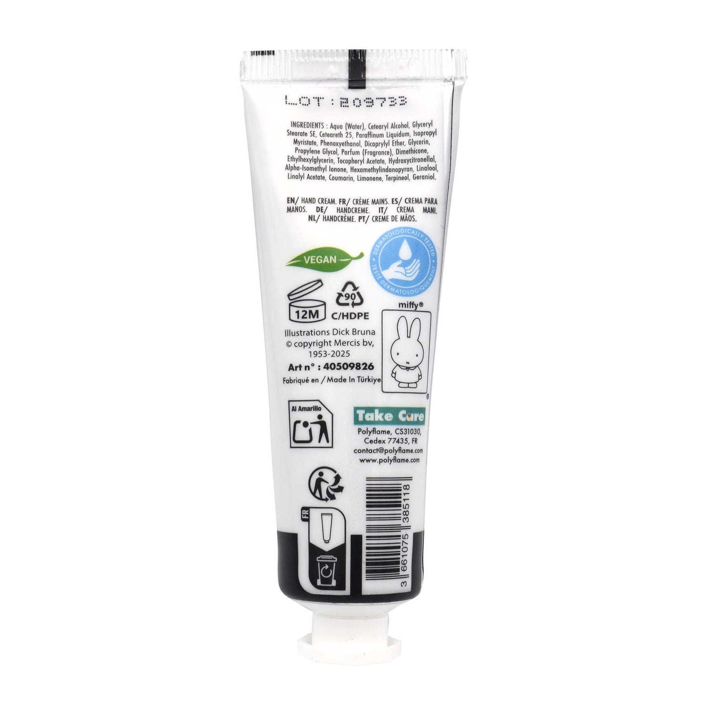 Miffy Rabbit Hand Cream 30ml