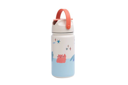 Meowtiful Cats Stainless Steel Insulated Water Bottle for Children