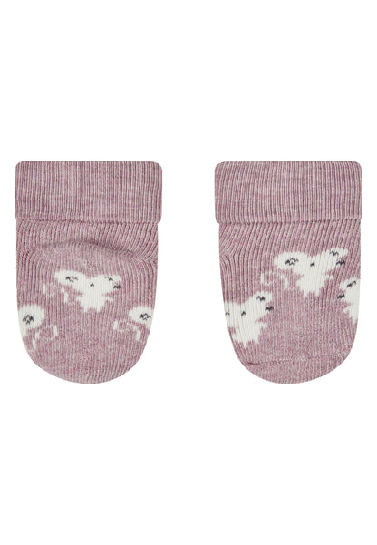 3-pack of newborn fold-over socks