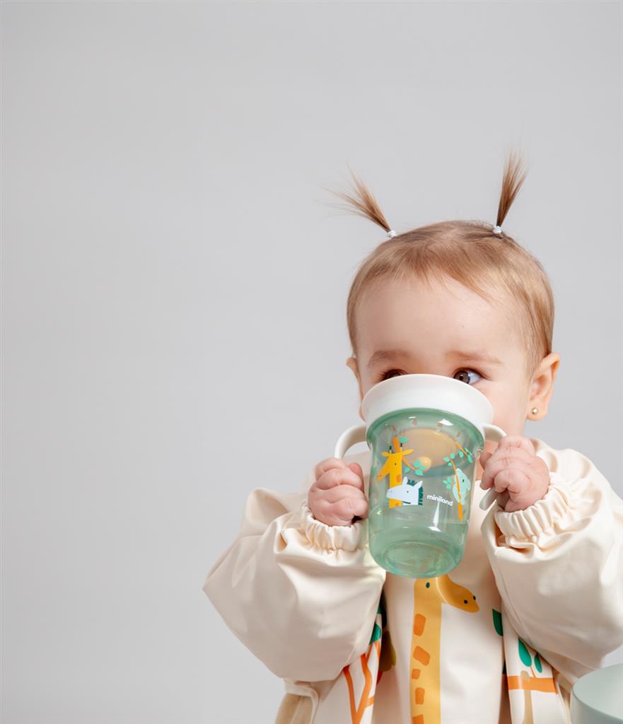 Bavoir à Manches Longues Animaux de la Jungle
