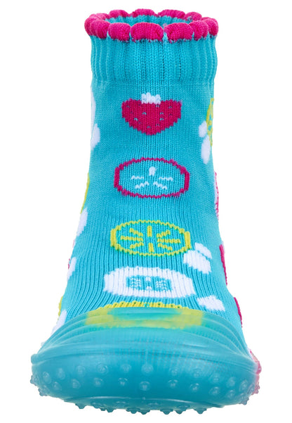 Adventure socks turquoise fruits