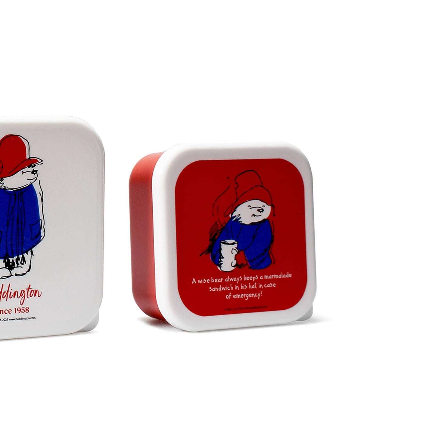 Set of 3 Paddington snack boxes
