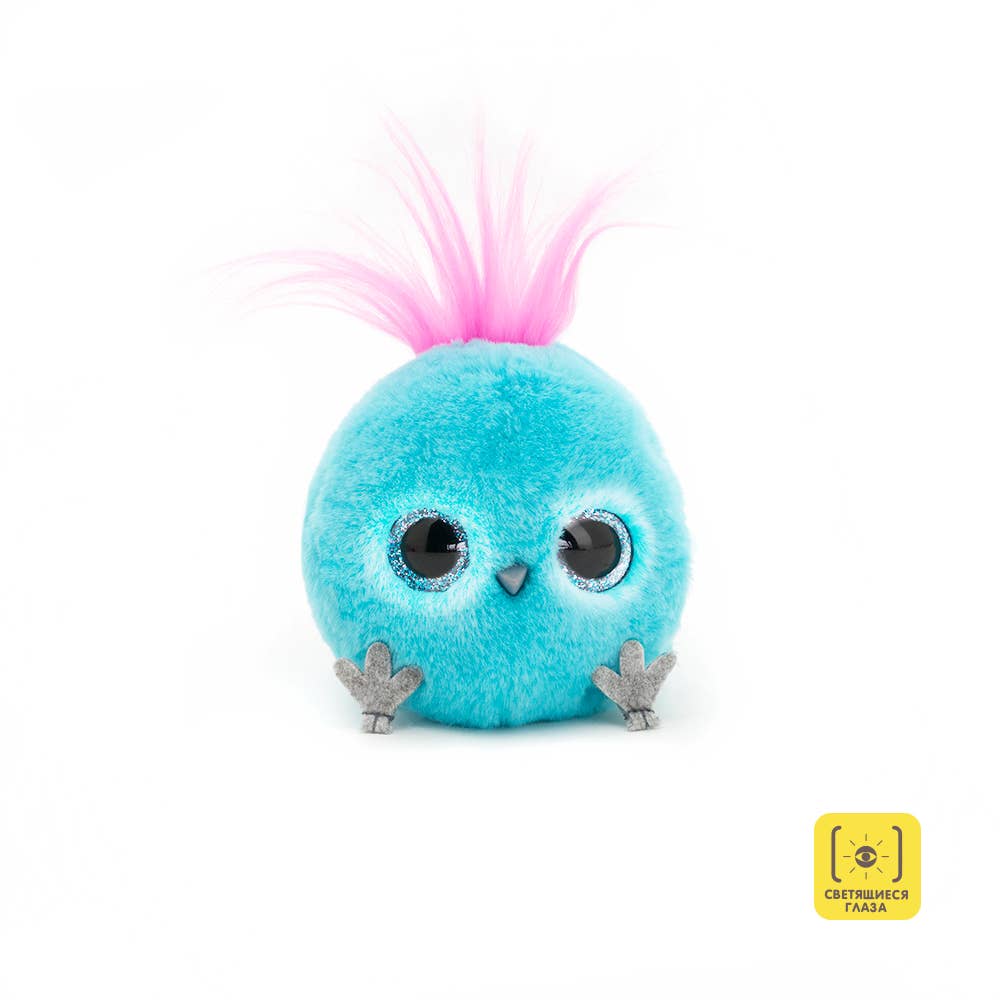 Whozie en peluche : Yeux lumineux *Interactif - 13 cm