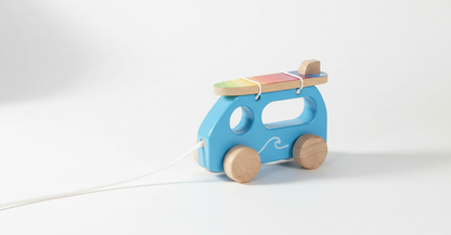 Pull Along Vehicle - Surfer Van