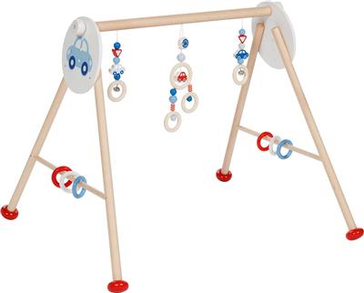 Goki Baby Gym: VOITURES 63x55x53cm, 6 hauteurs réglables, bois