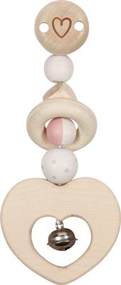 Goki Baby Clip: COEUR H15cm, bois