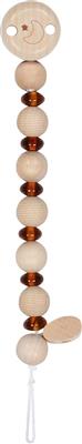 Goki Baby Accroche Tétine: AMBRE L21cm, bois, en boîte fenêtre