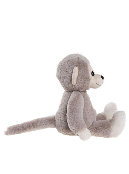 Bear & Me Mischievous Monkey Pebble Grey Plush Toy