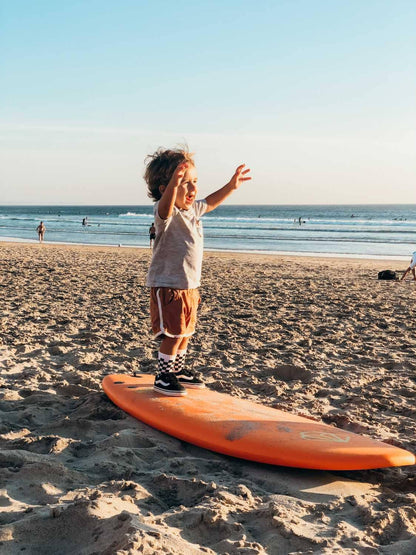 Kindersocken im Retro-Stil