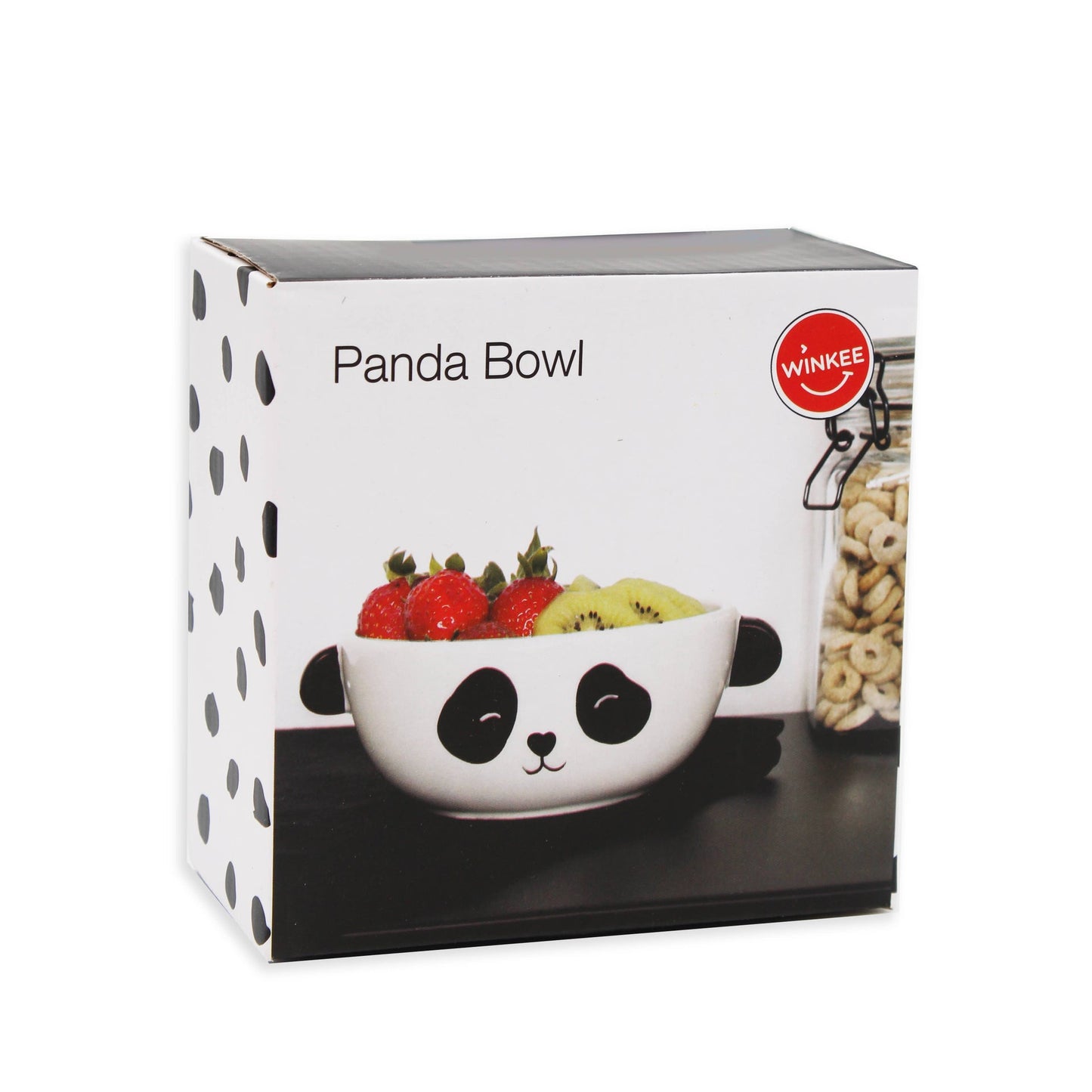 Ceramic panda cereal bowl