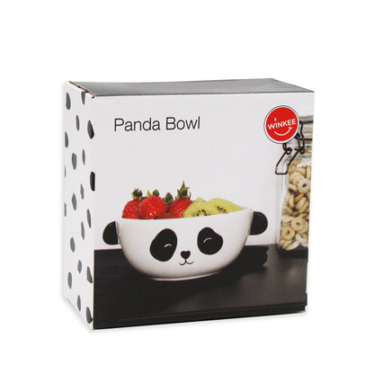 Ceramic panda cereal bowl