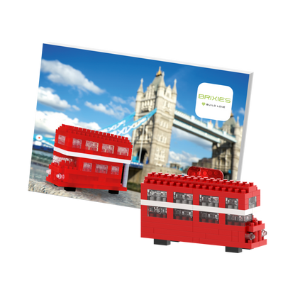 BRIXIES English Bus Postcard