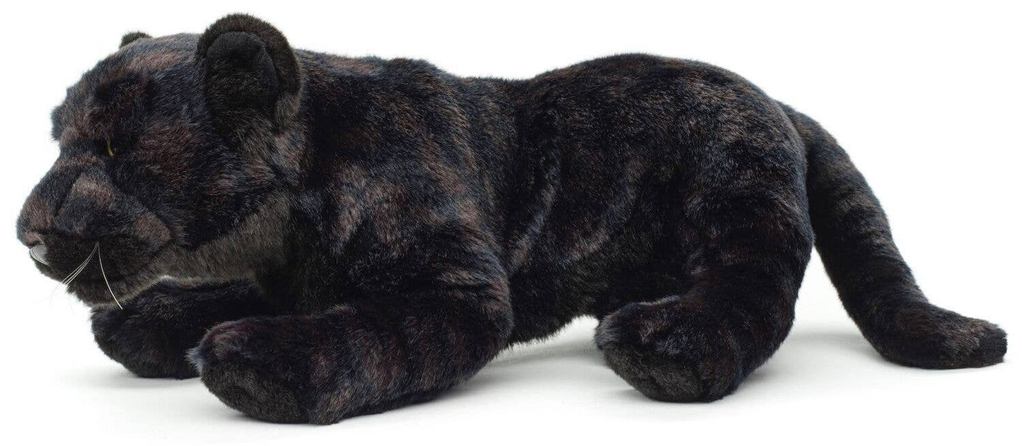 Peluche panthère noire couchée Uni Toys