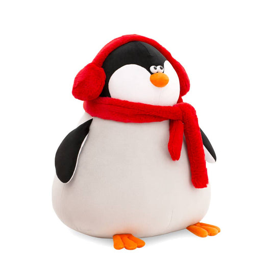 Stofftier Orange Life Pinguin mit Schal (20cm)