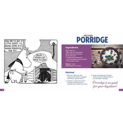 Carnet Moomin - cadeau carré 64 pages Comfort Food