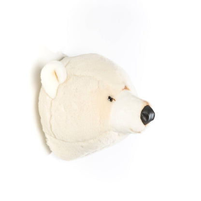 Polar Bear Basile Plush Wall Decor