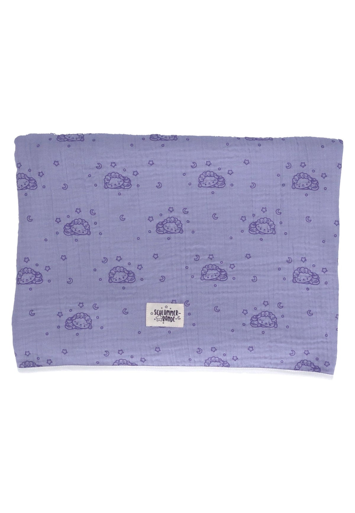 Couverture bébé Mouton endormi en mousseline - 120 x 120 cm – vue 3