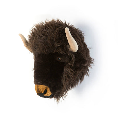Alex the Buffalo Stuffed Animal Wall Decor
