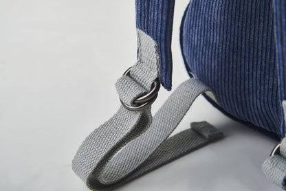 Crochet Penguin Backpack – Blue and White