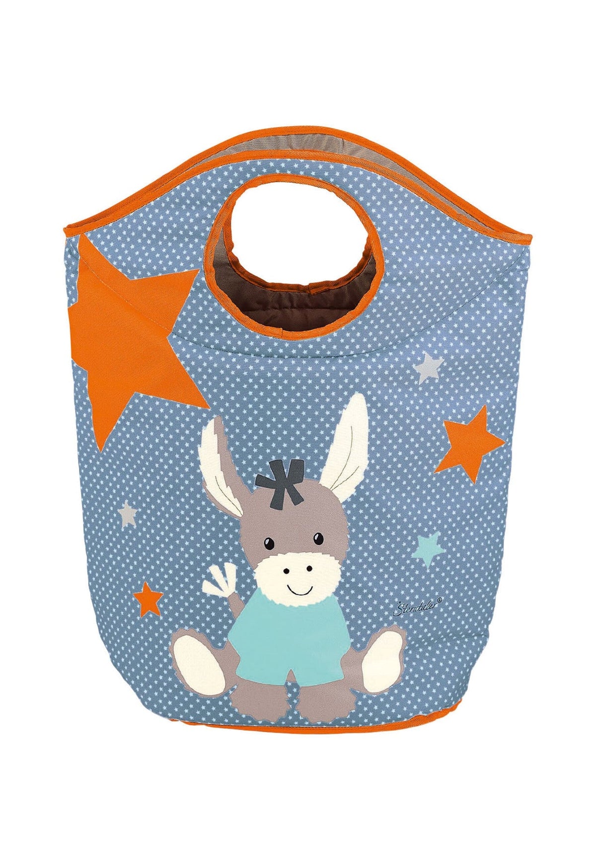 Panier de rangement Âne Emmi - bleu et orange