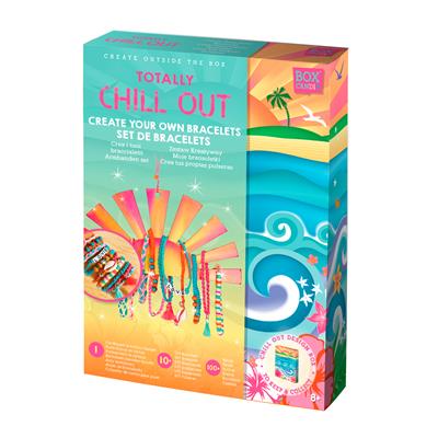 Box Candiy: Totally Chill Out - SET DE BRACELETS, en boîte cadeau 4x17x23cm, 8+