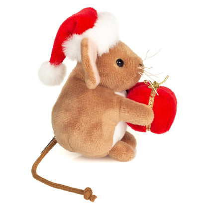 Christmas Mouse Plush Toy with Gift