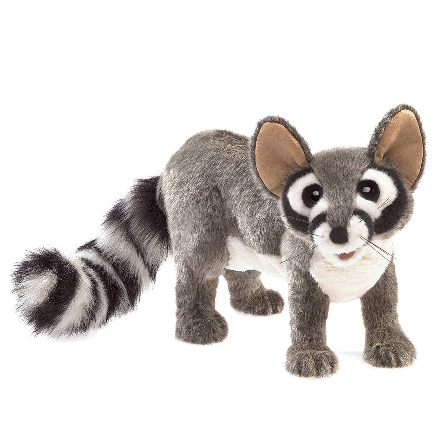 Marionnette à main Katzenfrett (famille des ratons laveurs) 3122/ Ringtail Cat Folkmanis réaliste