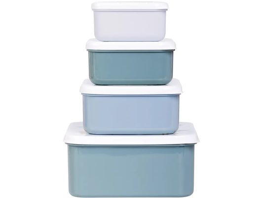 Lot de 4 boîtes repas et goûter - Océan – vue 2 – A Little Lovely Company