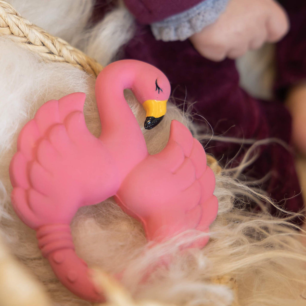 Anneau de dentition Flamant rose - Natruba