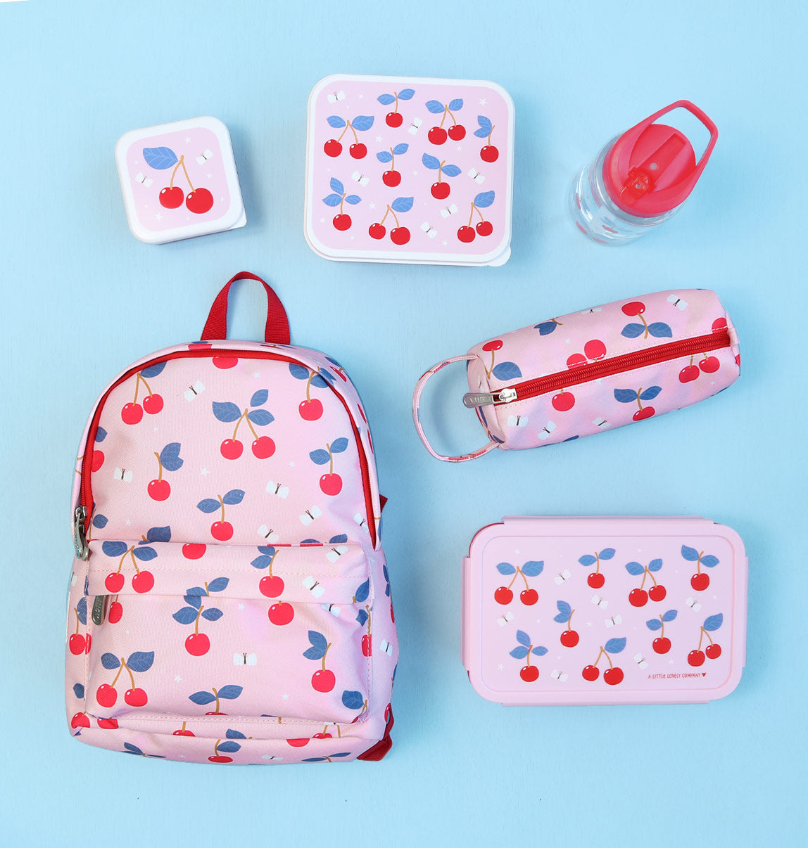 Petit sac à dos enfant - Cerises – vue 6 – A Little Lovely Company