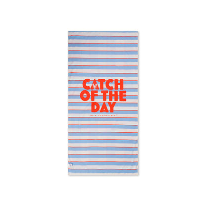 Microfiber Beach Towel - Multicolored - Catch Of The Day - 180 x 90 cm