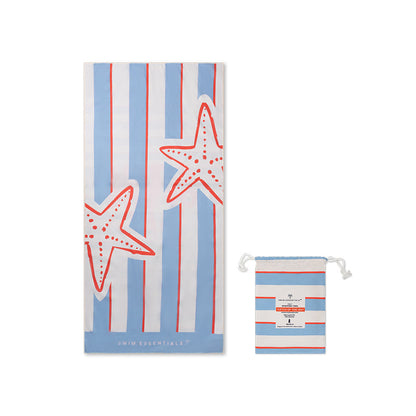 Microfiber Beach Towel - Multicolored - Catch Of The Day - 180 x 90 cm