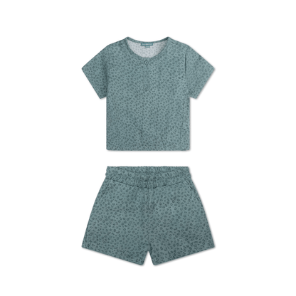 Beachwear Boys - Muslin - Green - Leopard