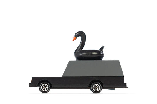 Candycar World Wooden Car - Black Swan