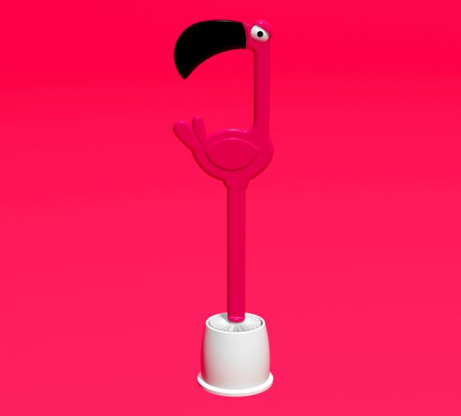 Flamingo Toilet Brush