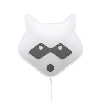 Wall lamp Soft Light Mask Raccoon