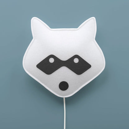 Wall lamp Soft Light Mask Raccoon