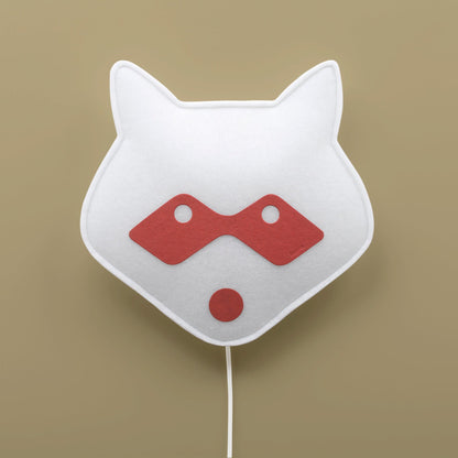 Wall lamp Soft Light Mask Raccoon