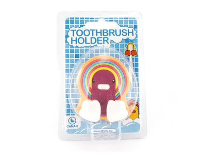 Rainbow Duck Toothbrush Holder