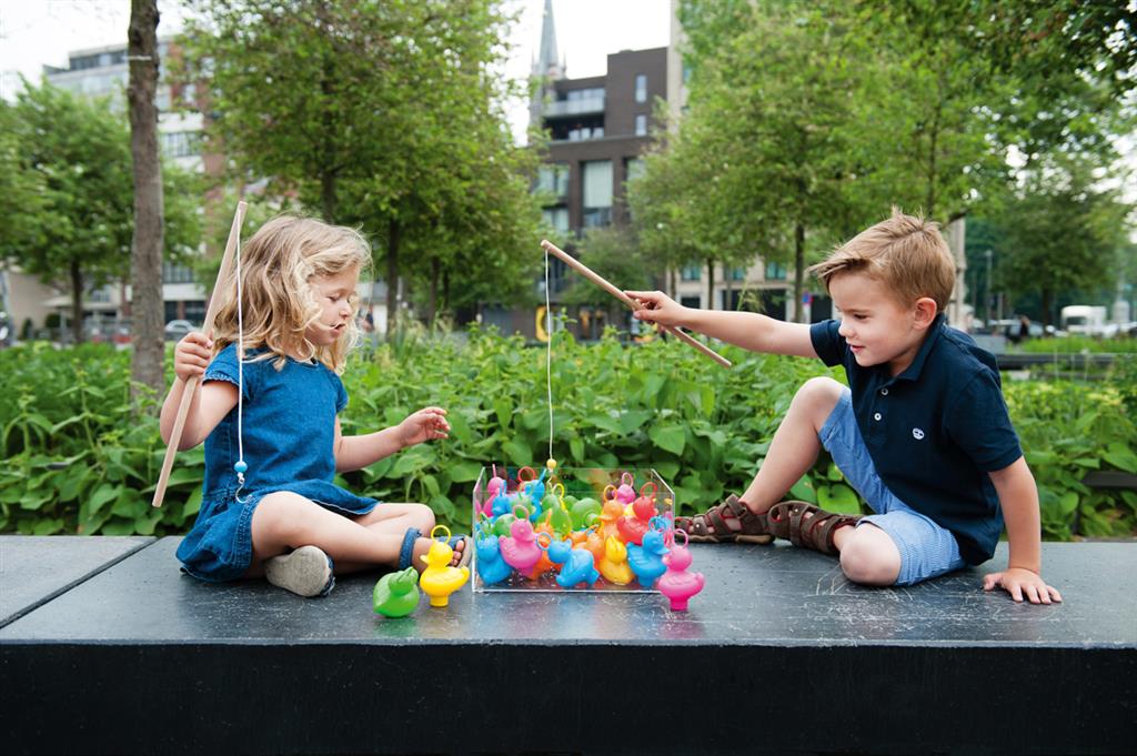 Duck Fishing Duck - boog en ciel