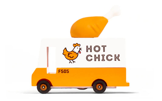 Candycar World Wooden Van - Fried Chicken Van / Hot Chick