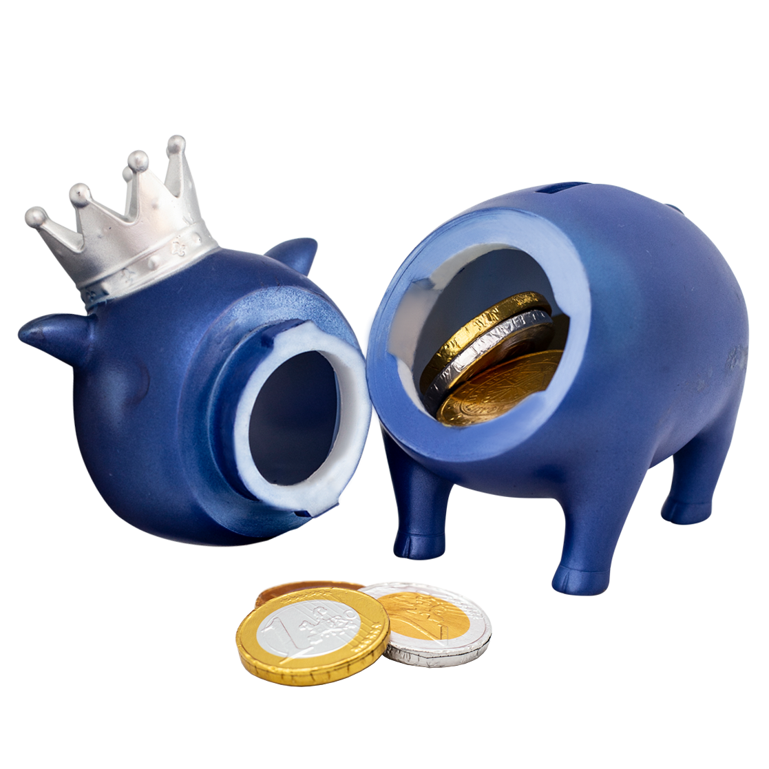 Crown Blue Pig