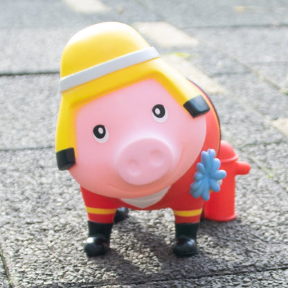 Feuerwehrmann Schwein