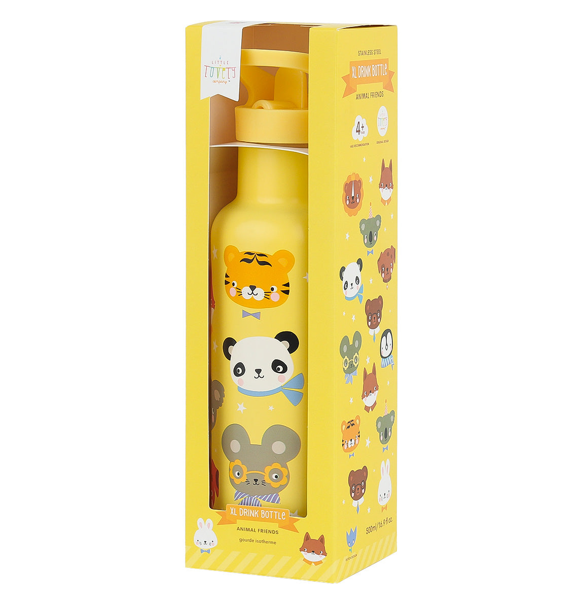 Gourde XL en inox - Amis des animaux – vue 7 – A Little Lovely Company