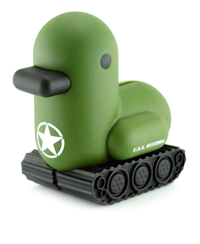 Sparschwein mit Entenpanzer